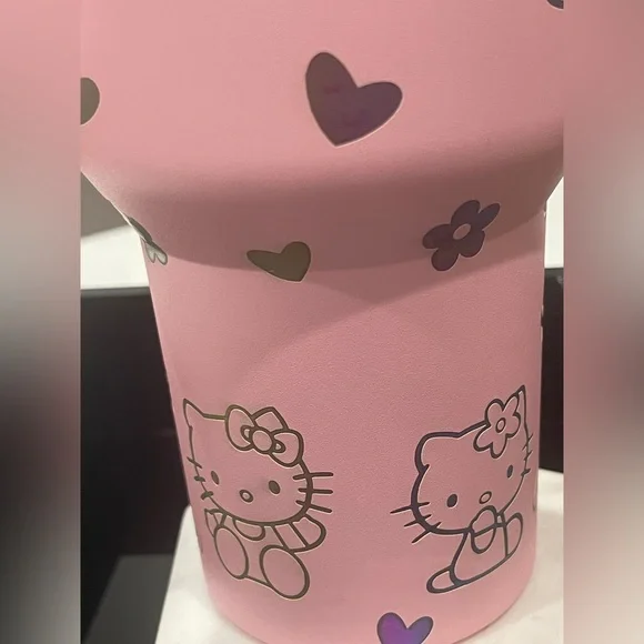 Unisex Stanley Hello Kitty Pink Magenta 40oz Quencher H2.0 Tumbler - Picture 10 of 14